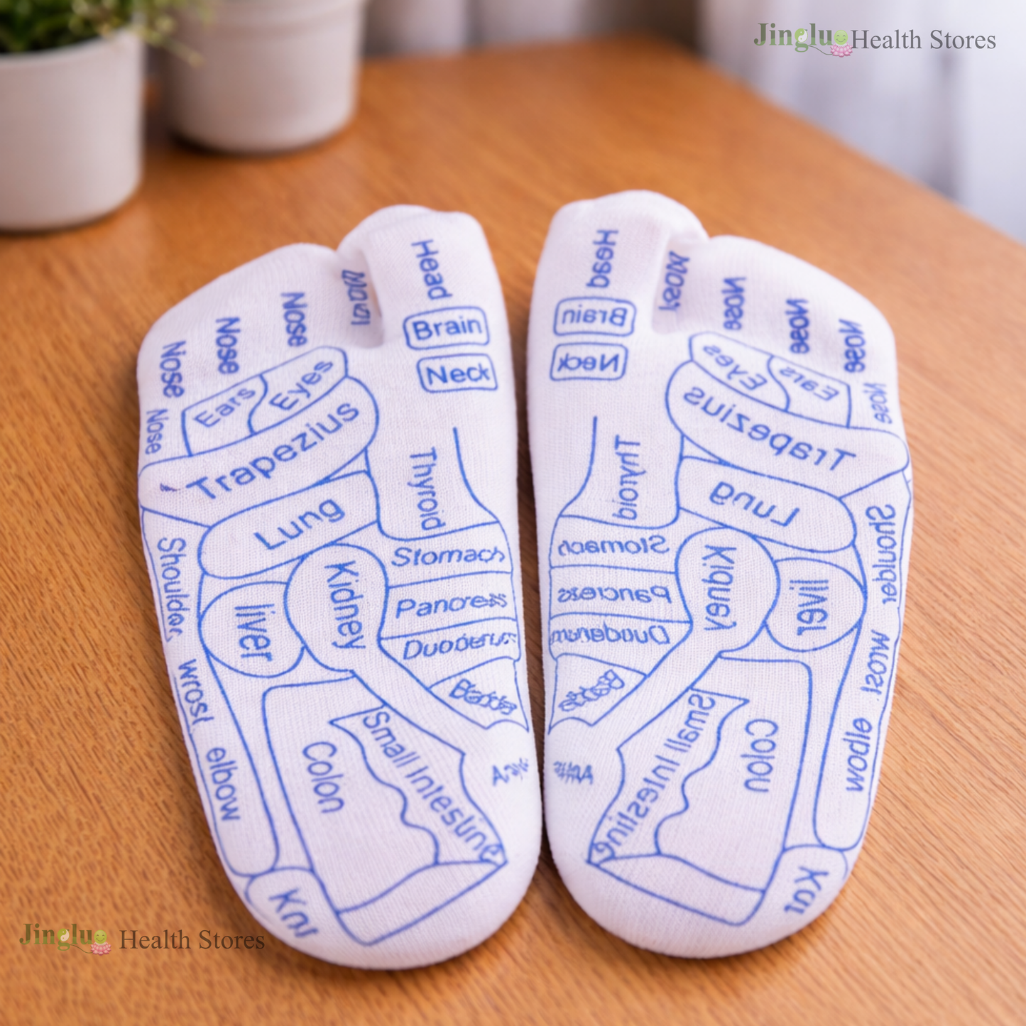 Reflexology Socks for Foot Massage, Acupressure Therapy & Wellness Care