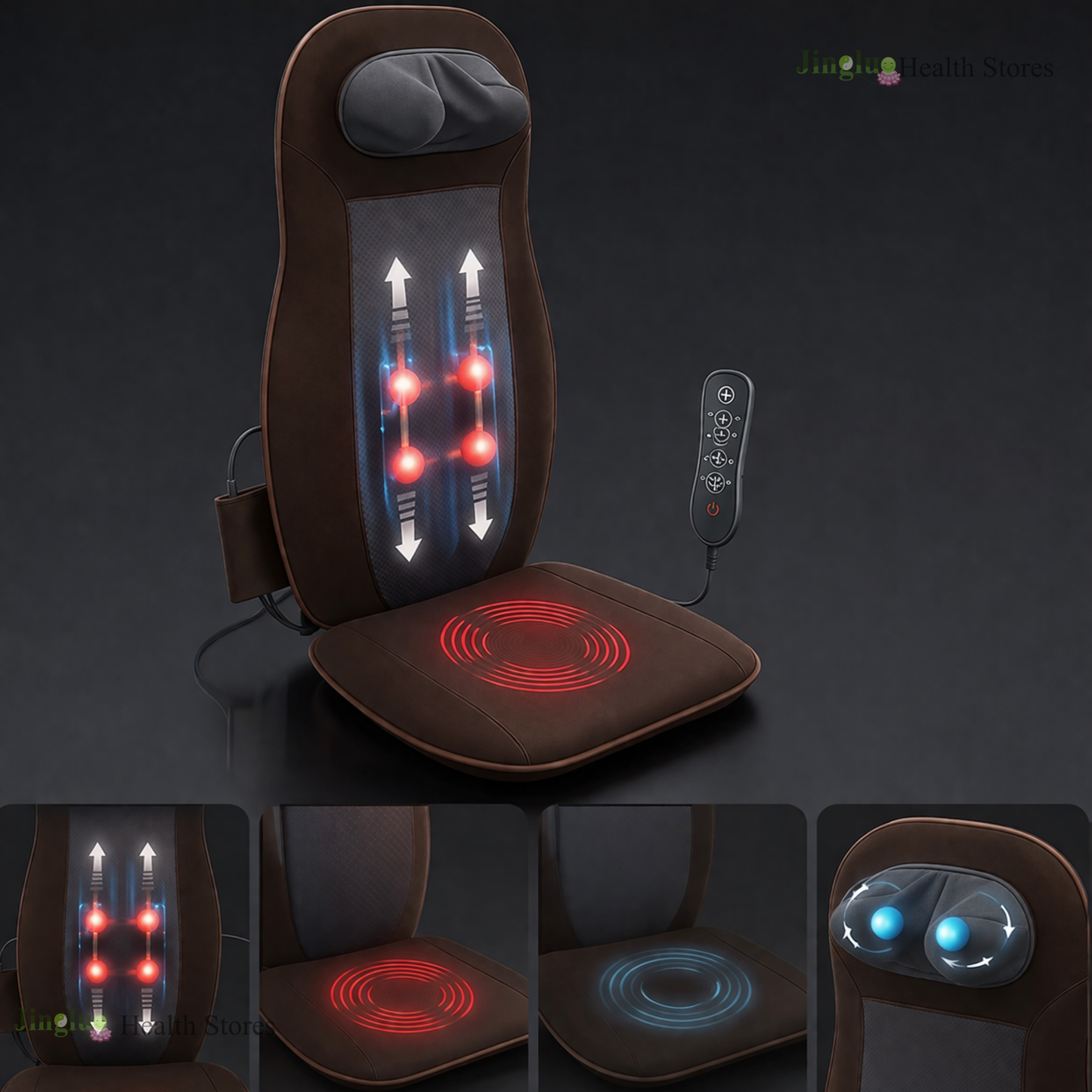 Neck And Back Massager Cushion