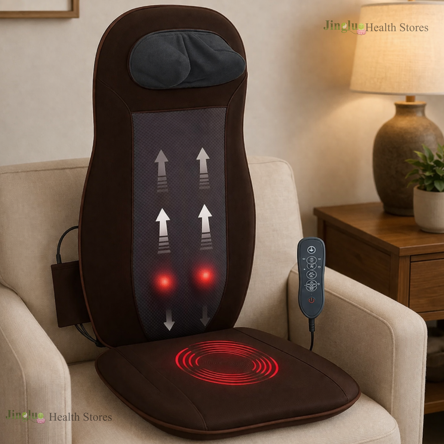 Neck And Back Massager Cushion