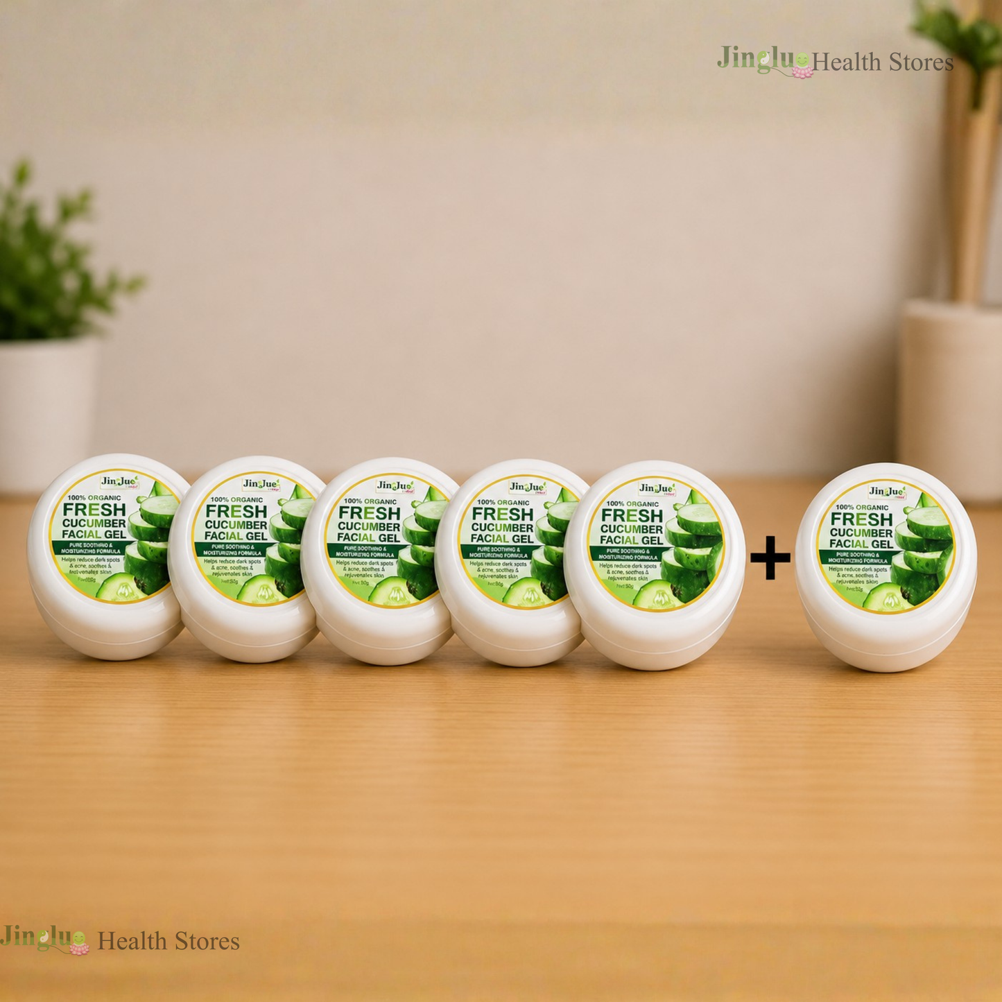 Fresh Cucumber Facial Gel Bundle 5+1