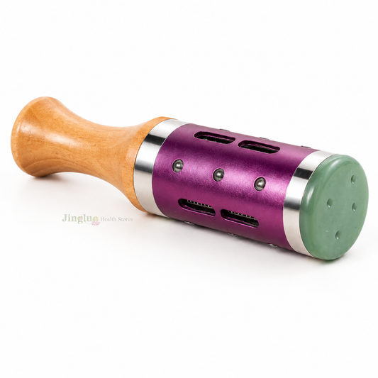 Moxa Jade Roller Stand – Acupuncture Moxa Holder for Moxibustion Therapy & Wellness Applications