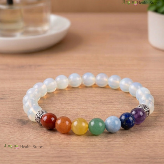 Bracelet White Seven Chakra