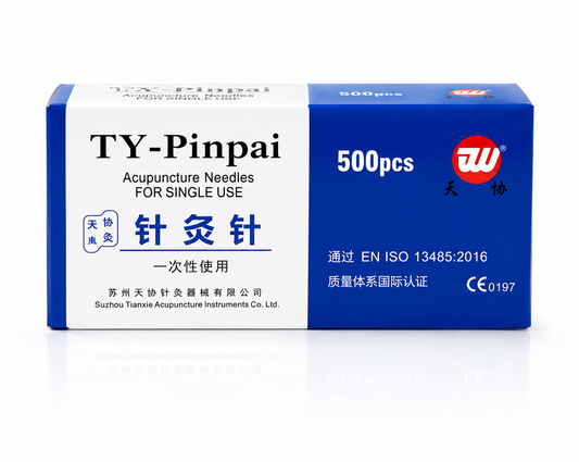 JW Acupuncture Needle Silver Strip – 500 Sterile Acupuncture Needles for Professional Therapy