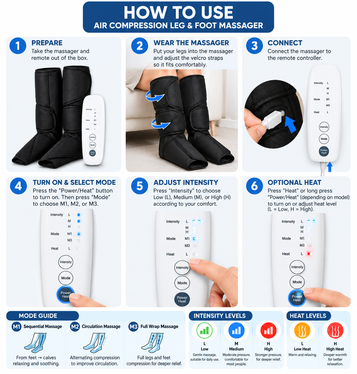 Massager Air Compressor – Air Pressure Massage & Wellness Equipment