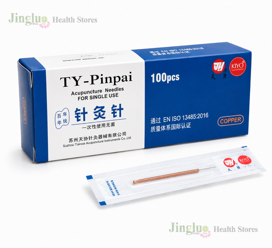 TY-Pinpai Acupuncture Needle Copper Strip – 100 Sterile Acupuncture Needles for Professional Therapy