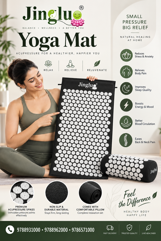Acupressure Mat for Back Relaxation, Stress Relief & Wellness Therapy Care