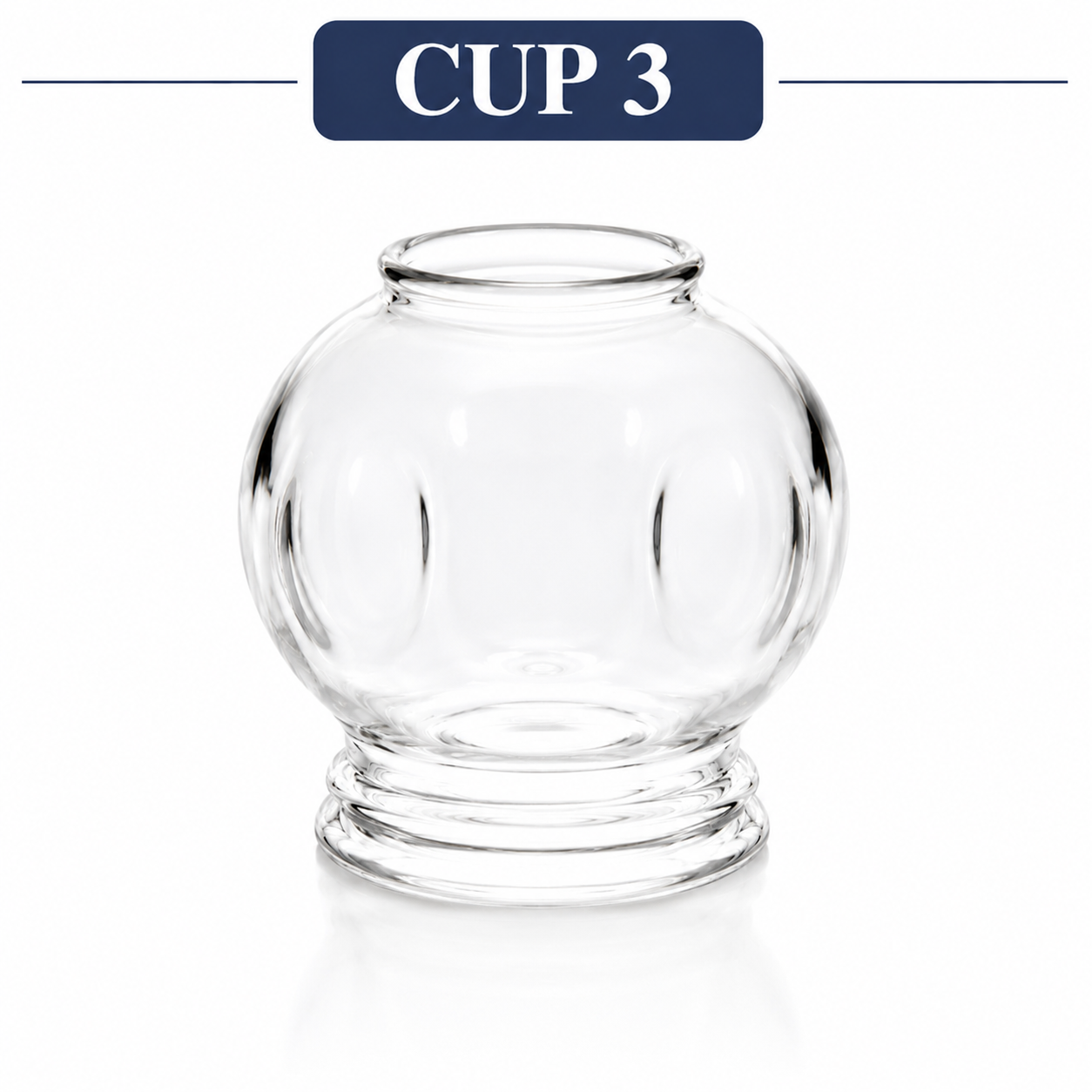 Fire Glass Cupping Set for Traditional Cupping Therapy, Wellness & Muscle Relaxation