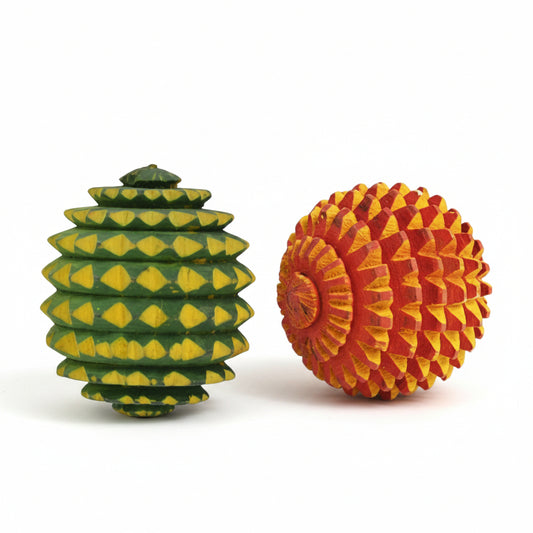 Acupressure wooden ball