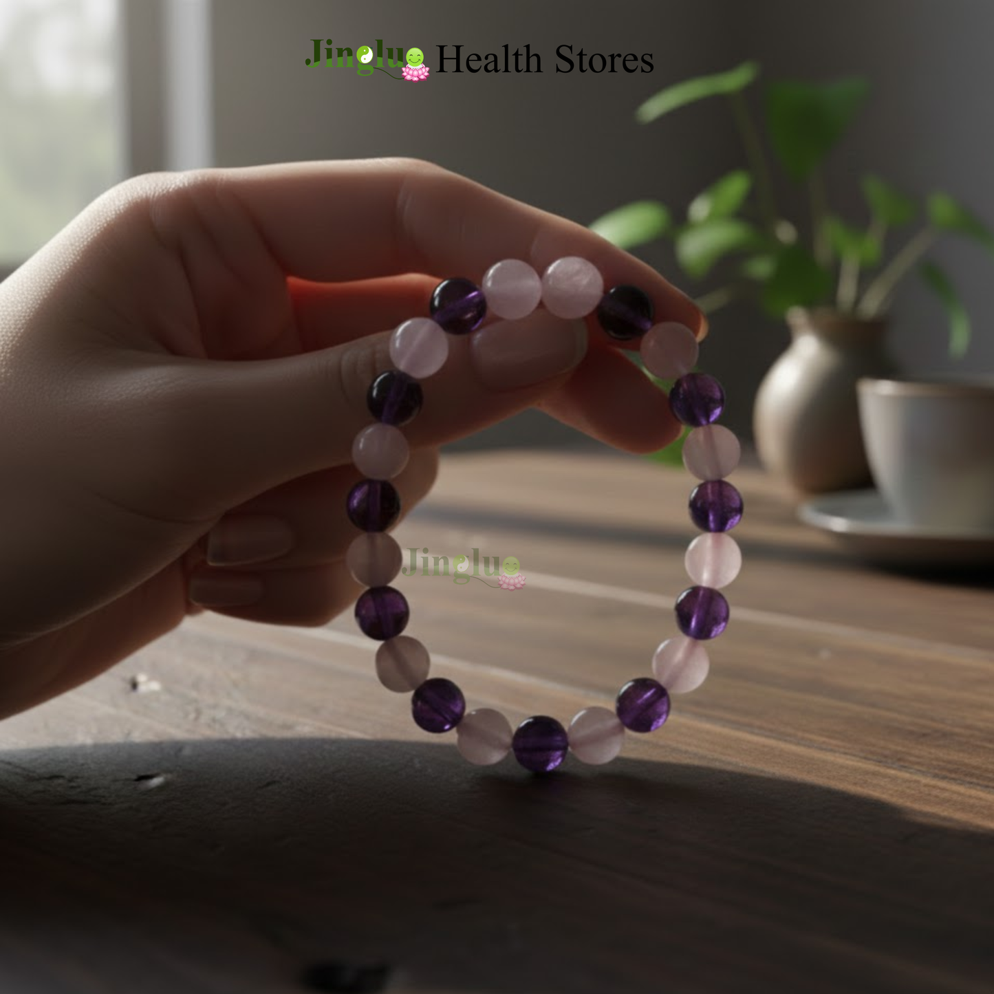 Bracelet Rose Amethyst