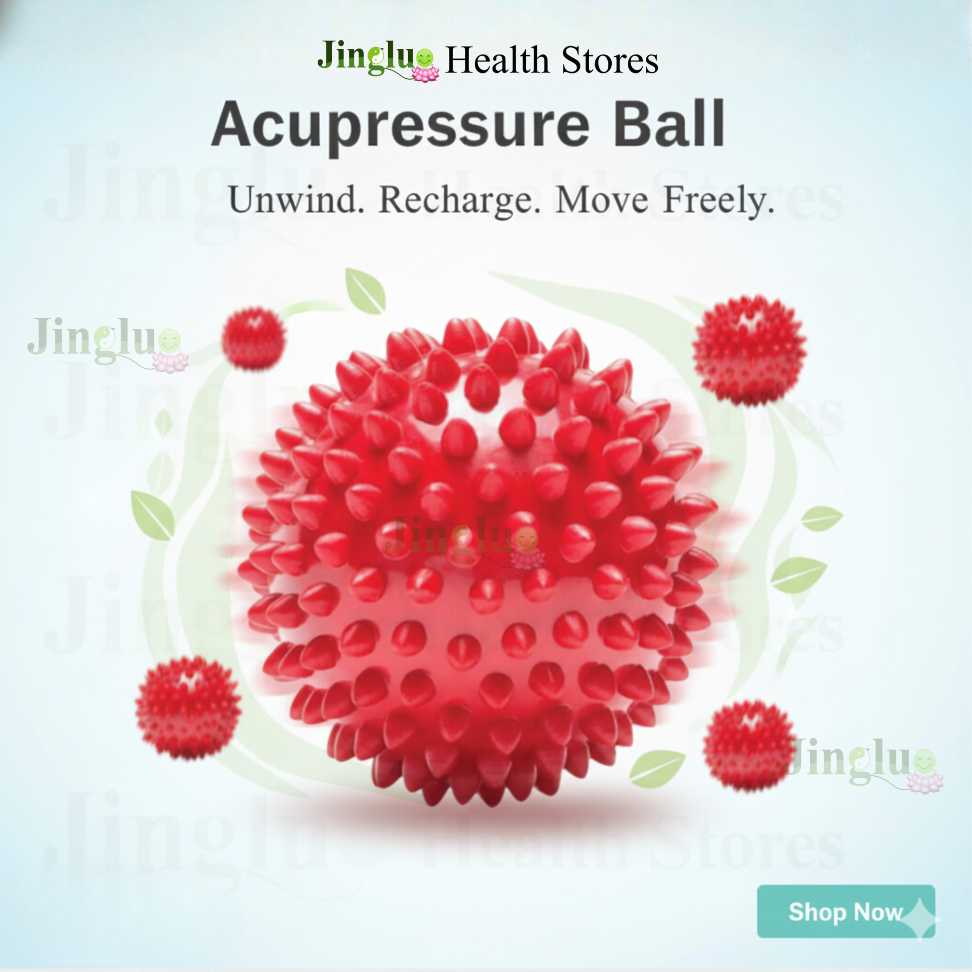 Hand exercise acupressure ball