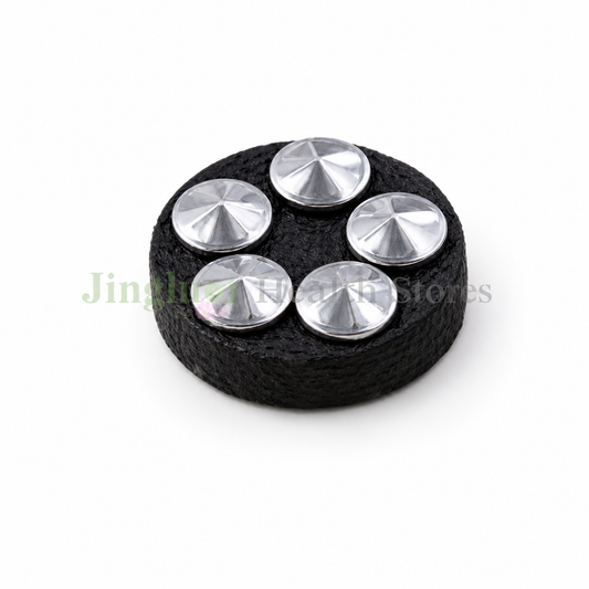 Handheld reflexology body massage roller

