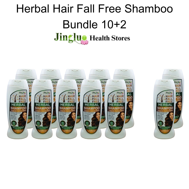 Herbal Hair Fall Free Shamboo Bundle (10+2)