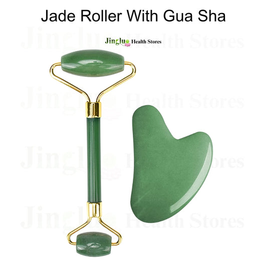 Jade Roller with Gusha