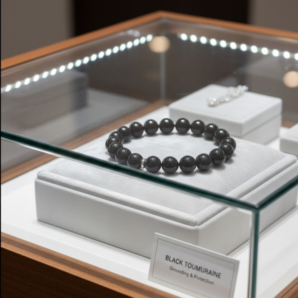 Black tourmaline bracelet for men and women