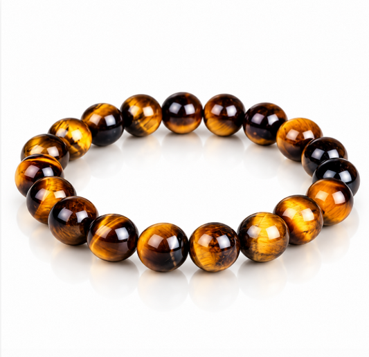 Natural Tiger Eye Bracelet – Confidence & Positive Energy