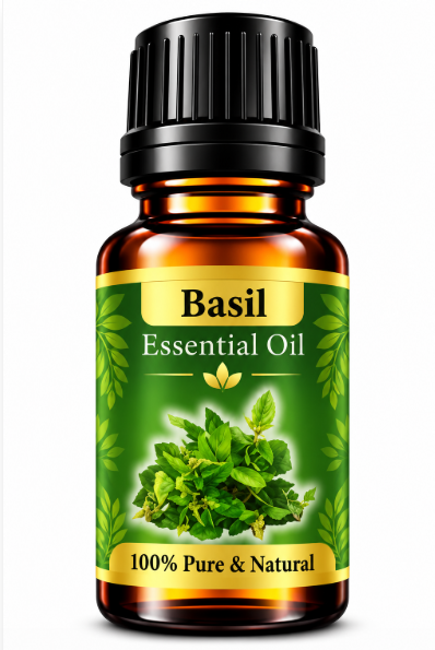 Basil Essential Oil – Natural Aromatherapy Oil