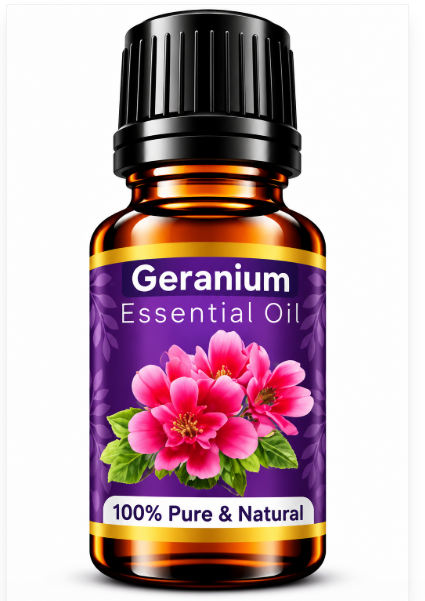 Geranium Essential Oil – Natural Aromatherapy Oil