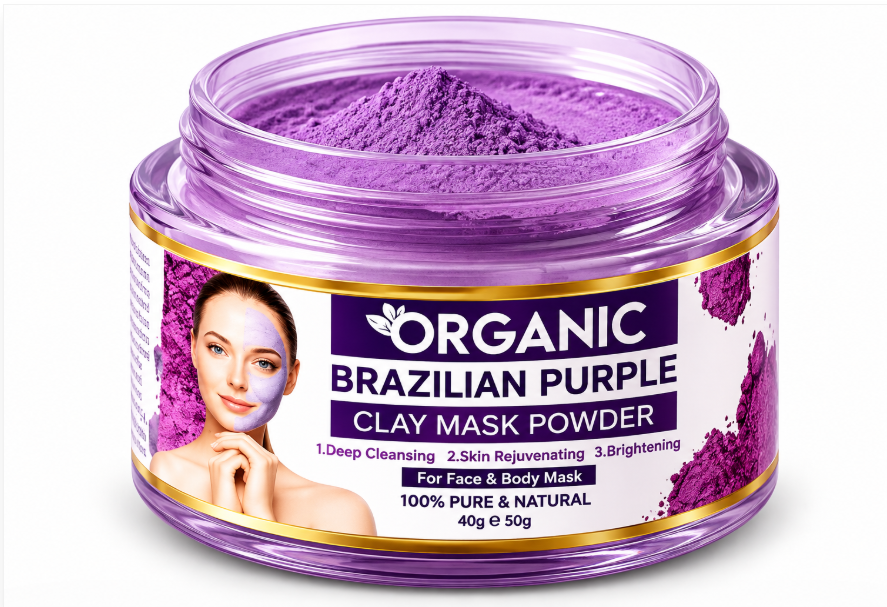 Brazilian Purple Clay – Natural Mineral Clay