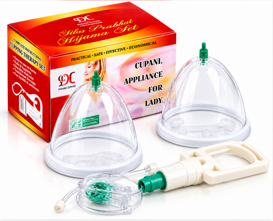 Breast Cupping Therapy Set for Massage, Wellness Care & Body Relaxation