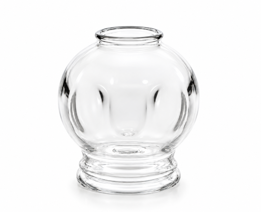 Fire Glass Cupping Set for Traditional Cupping Therapy, Wellness & Muscle Relaxation