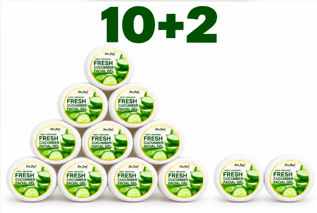 Fresh Cucumber Facial Gel Bundle (10+2) – Jingluo Health Stores