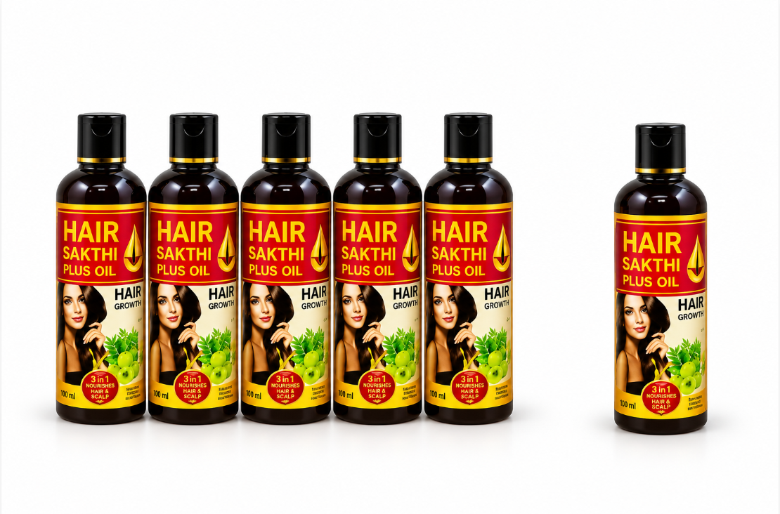 Hair Sakthi Oil Bundle (5+1) – Hair Care Oil Combo Pack