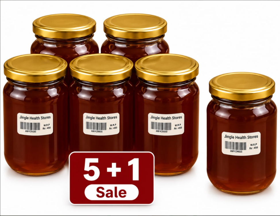Herbal Raw Honey Bundel (5+1)