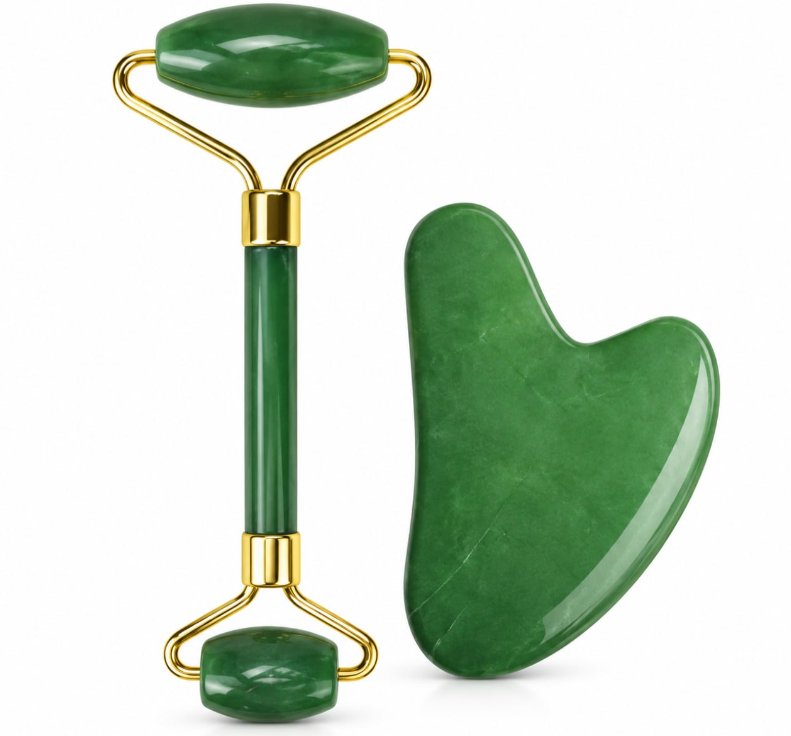 Jade Roller with Gusha
