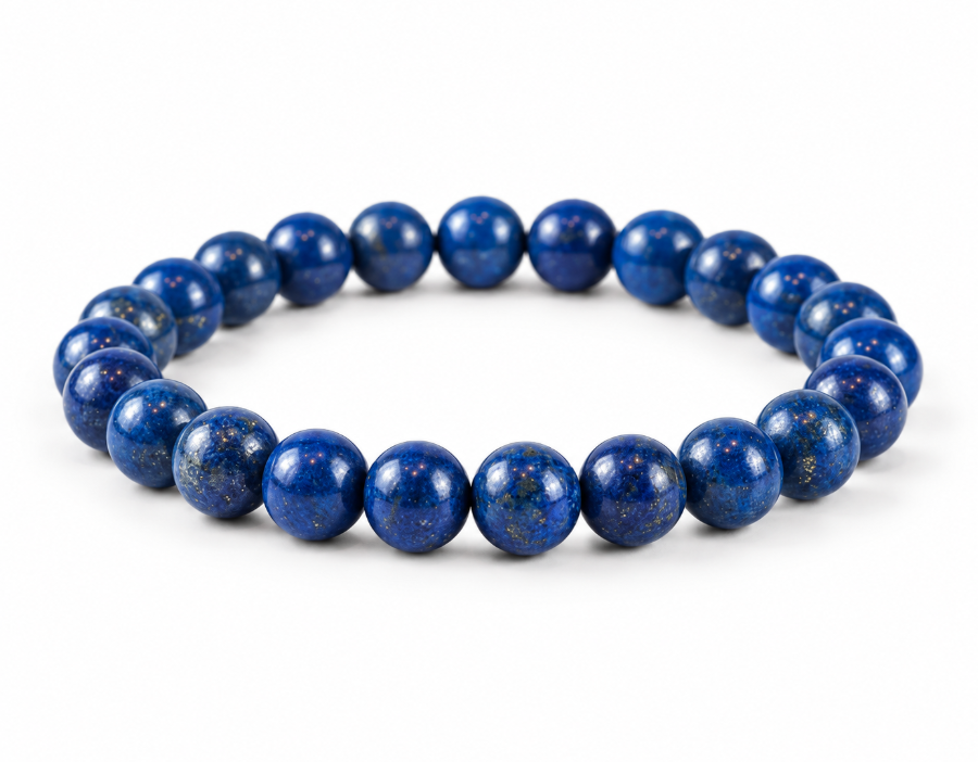 Natural Lapis Lazuli Bracelet – Wisdom, Calm & Positive Energy