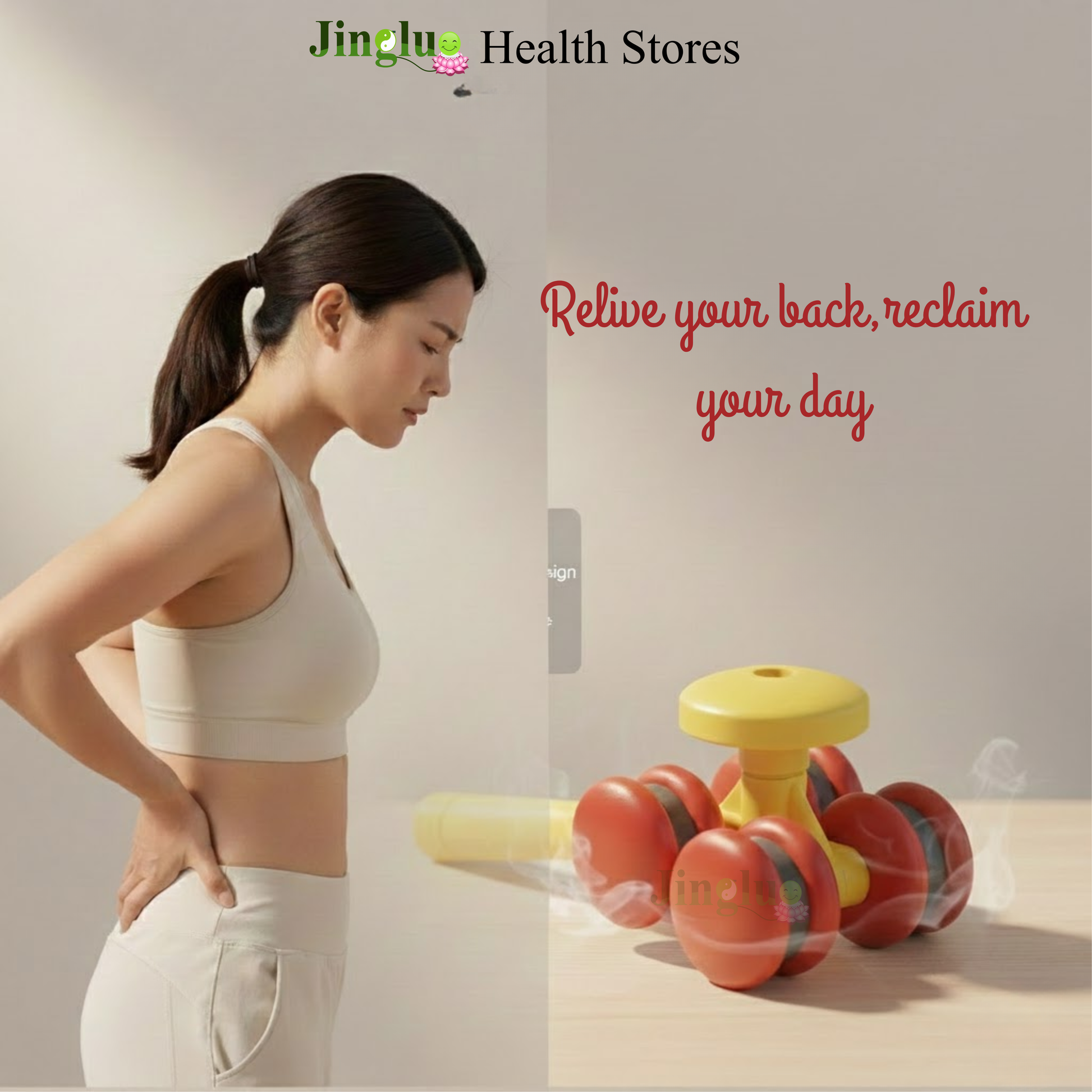 Wellness relaxation roller massager