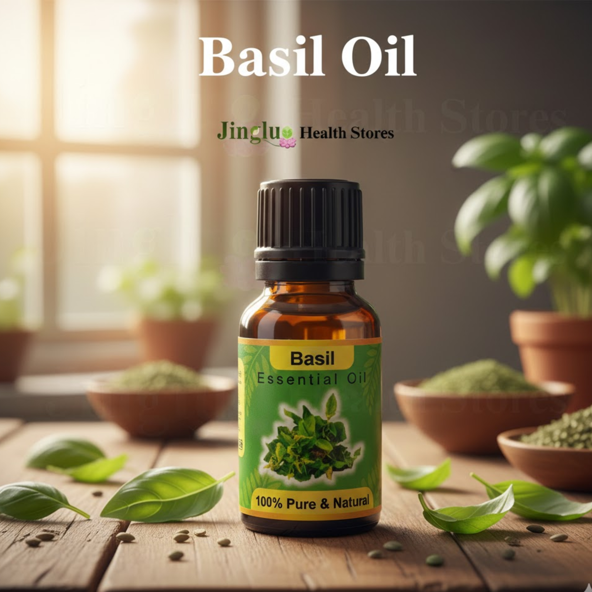 Basil Essential Oil – Jingluo Health Stores
