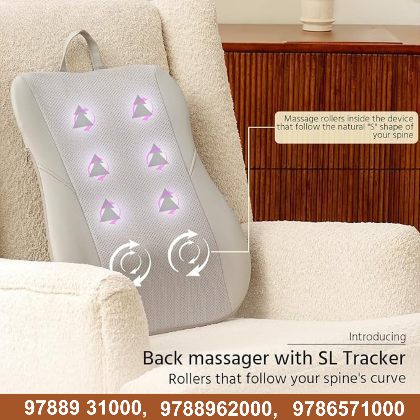 Massager Car Seat (Blue Idea)