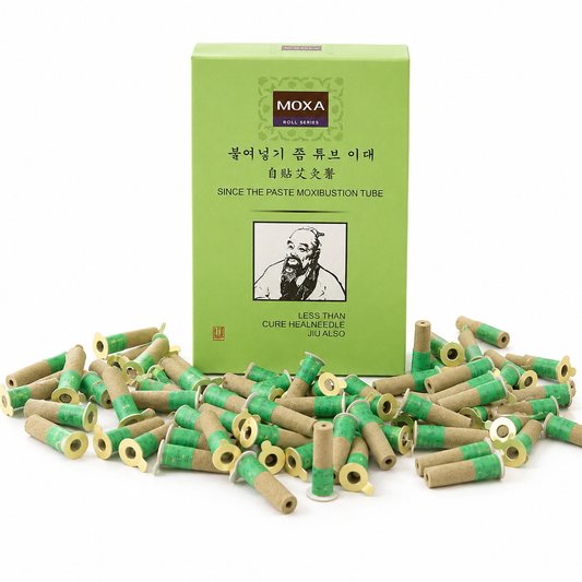 Moxa Mini Sticker – Smokeless Self-Adhesive Moxibustion Patch for Acupuncture & Wellness Therapy